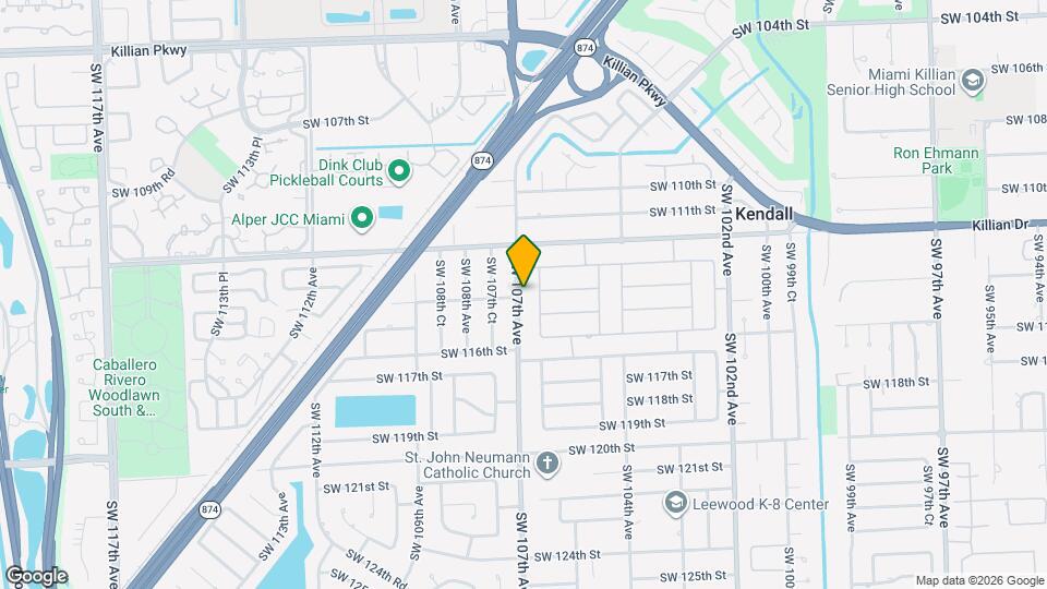 11403 SW 107th Ave Map and Location Details