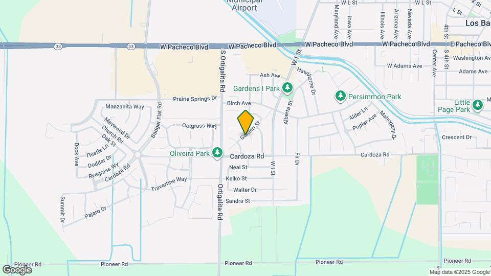 1009 Garden St Map and Location Details