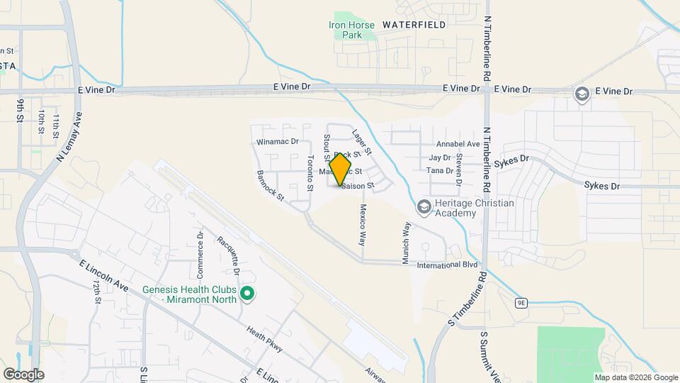 2121 Saison St Map and Location Details