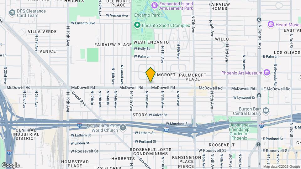 1122-1130 W McDowell Rd Map and Location Details