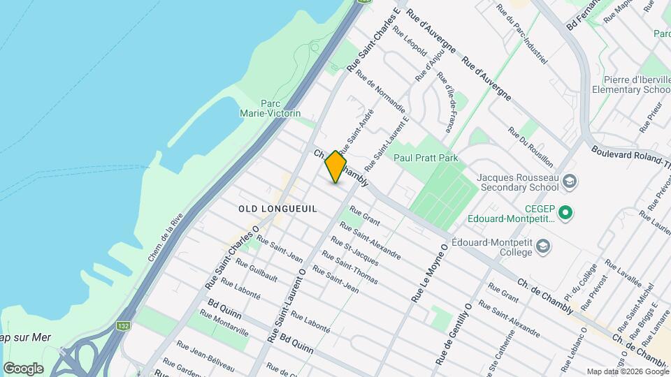 232 Caroline Rue Map and Location Details