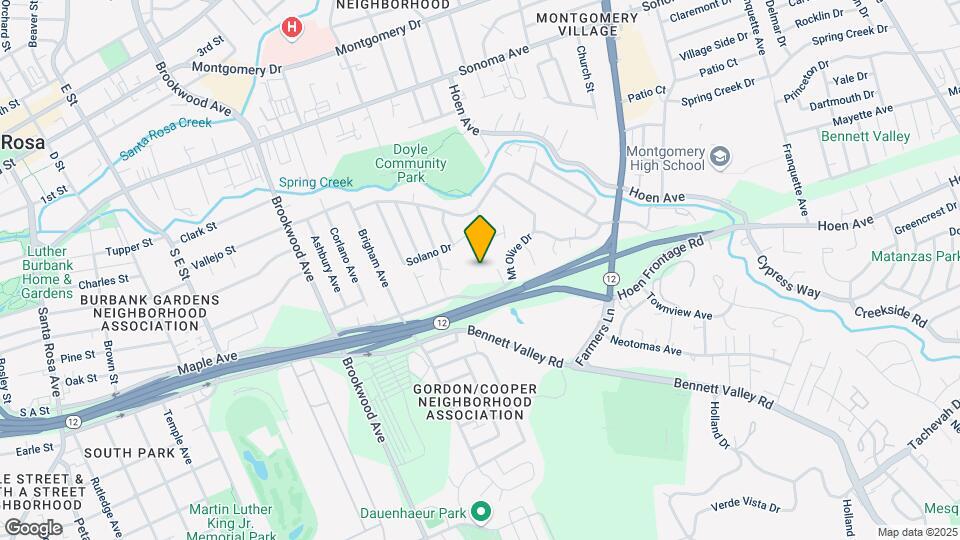 1999 Mount Olive Dr Map and Location Details
