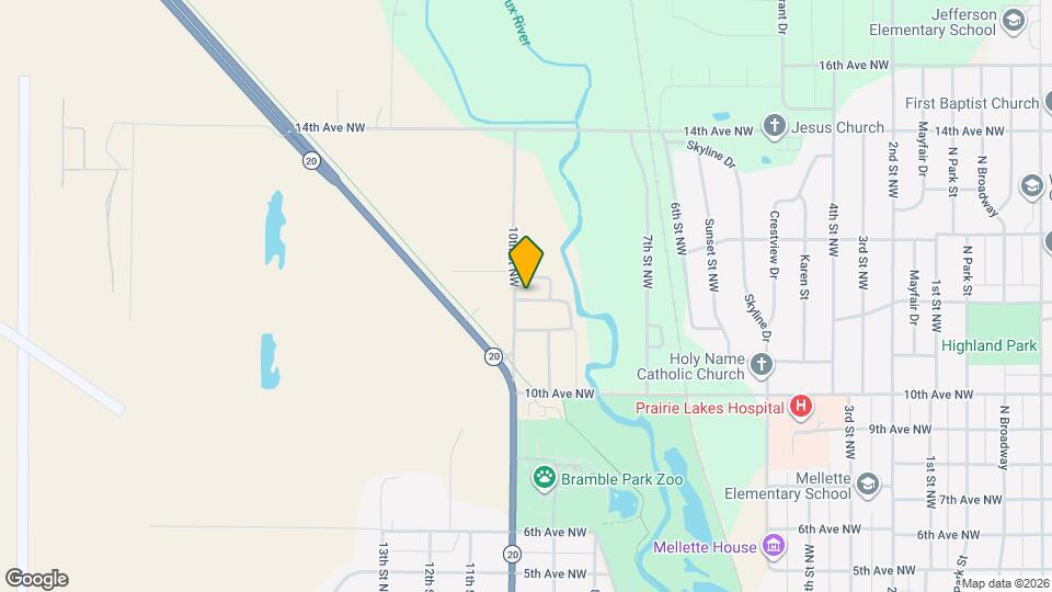 917 12th Ave NW Map and Location Details