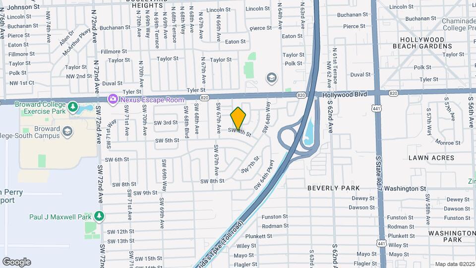 6540 SW 4th St Map and Location Details