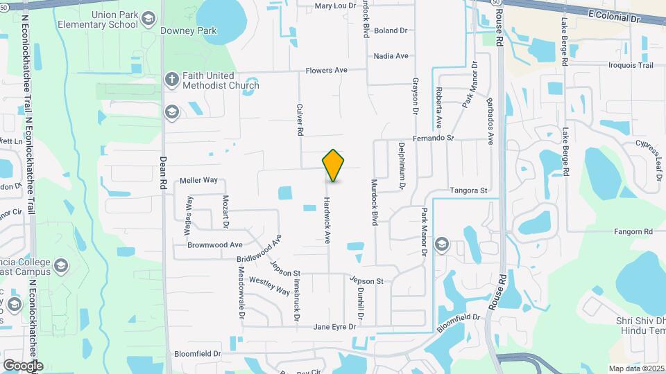 1017 Hardwick Ave Map and Location Details