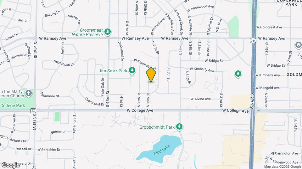 6174 S 38th St Map and Location Details