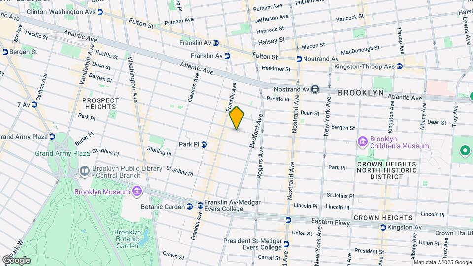 582 Saint Marks Ave, Unit 4 Map and Location Details