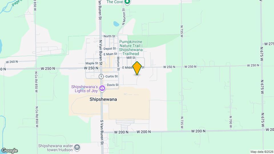 200 1/2 Easterday Dr Map and Location Details