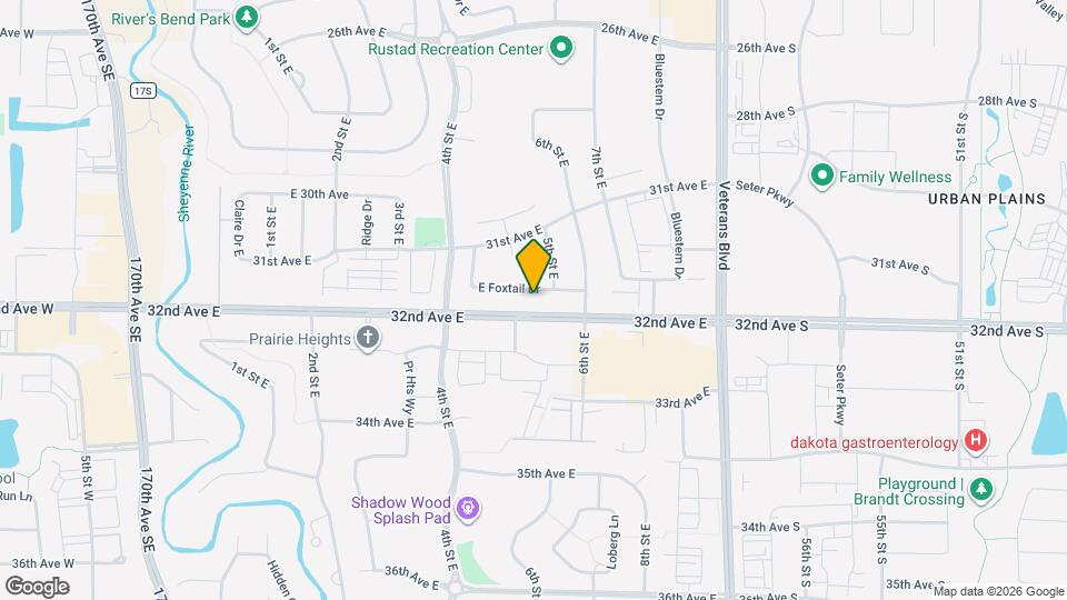 453 E Foxtail Dr Map and Location Details