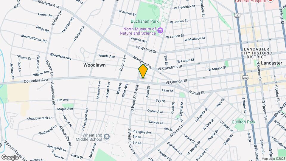 833 Columbia Ave-Unit -Apt. 1 Map and Location Details