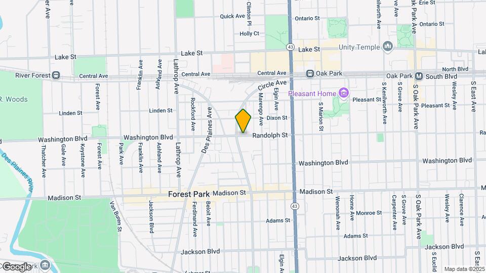 7334 Randolph St Map and Location Details
