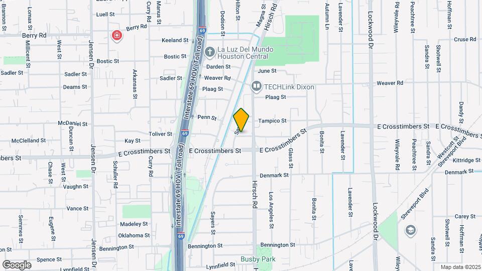 4129 E Toliver St Map and Location Details