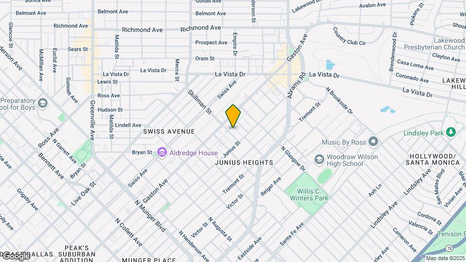 724 Skillman St Map and Location Details