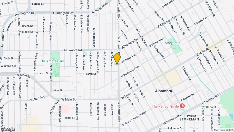 341 N Atlantic Blvd Mapa y Detalles de la Ubicación