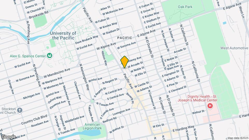 2716 Pacific Ave Mapa y Detalles de la Ubicación