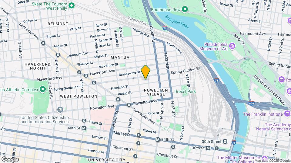 3507 Hamilton St Map and Location Details