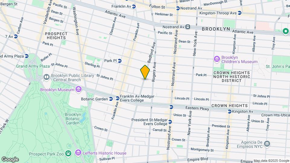 1477 Bedford Ave Map and Location Details