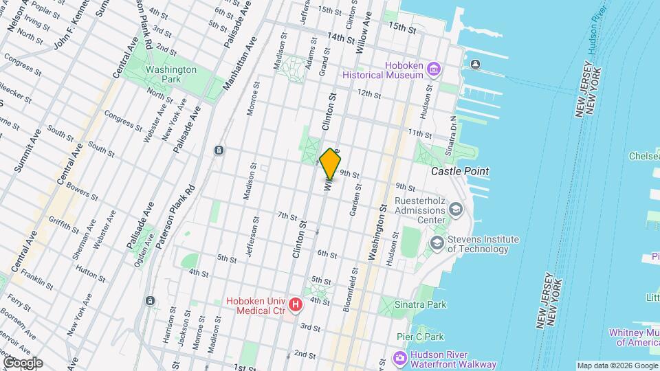 813 Willow Ave Map and Location Details