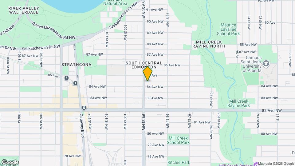 9864-9884 84 Ave NW Map and Location Details