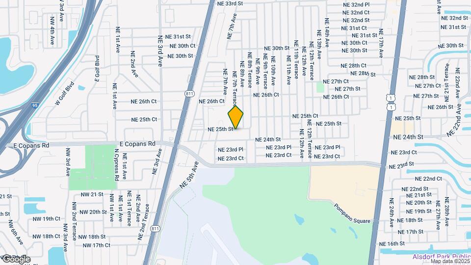 710 NE 25th St Map and Location Details