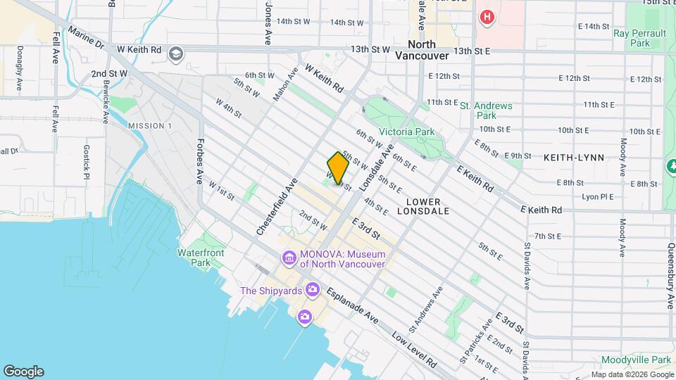 131 W 4th St Map and Location Details