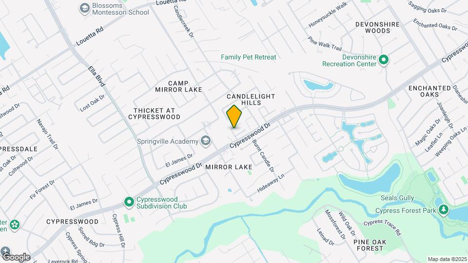 3123 Candle Cabin Ln Map and Location Details