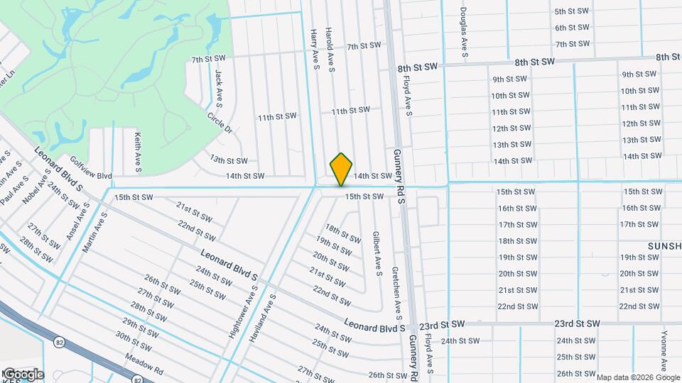 4512 15th St SW Map and Location Details