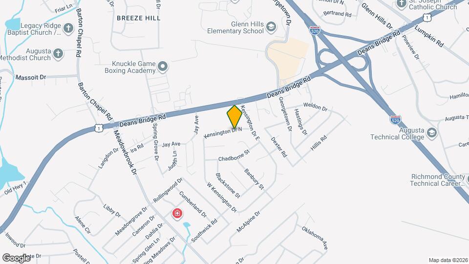 3412 Kensington Dr N Map and Location Details