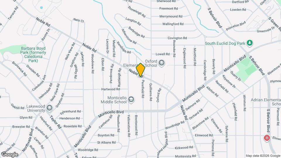 2440 Noble Rd Map and Location Details