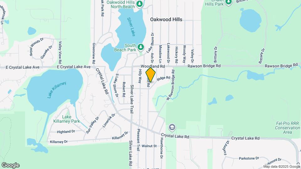 6206 Hillcrest Rd Map and Location Details