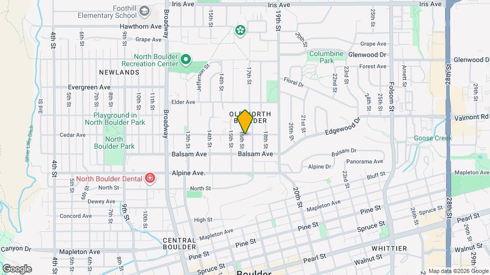 2880 16th St Map and Location Details