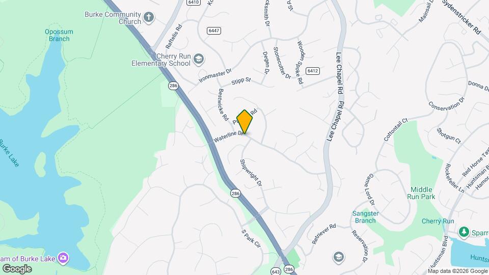 9713 Waterline Dr Map and Location Details