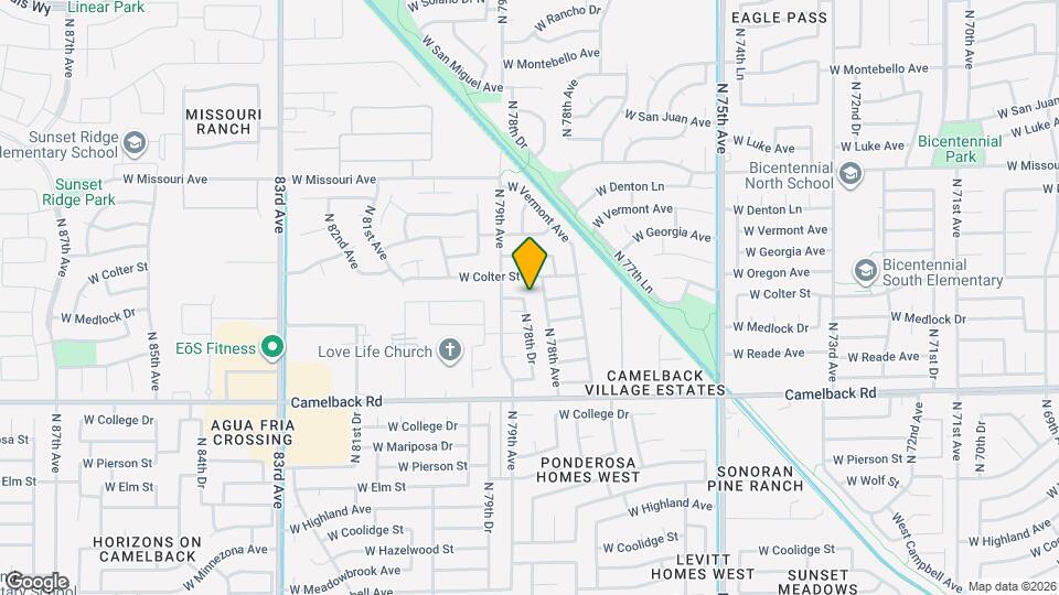 5239 N 78th Dr Map and Location Details