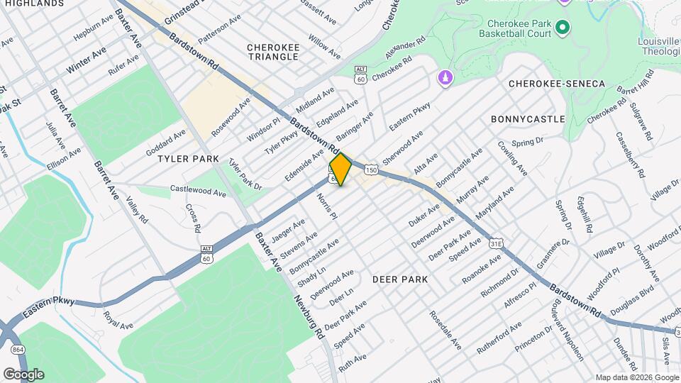 1820 Sherwood Ave Map and Location Details