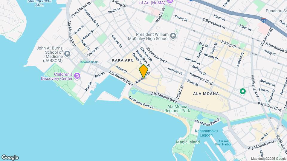 1108 Auahi St Mapa y Detalles de la Ubicación