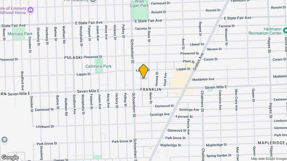 19164 Mapleview St Map and Location Details