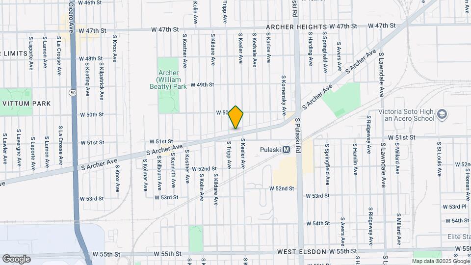 5096 S Archer Ave Map and Location Details