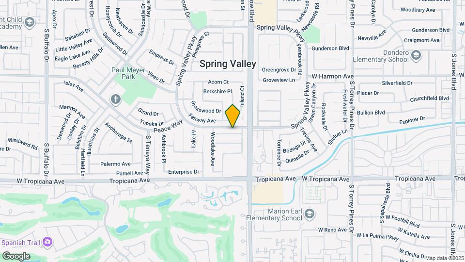 6976 Mountain Meadow Ln Map and Location Details
