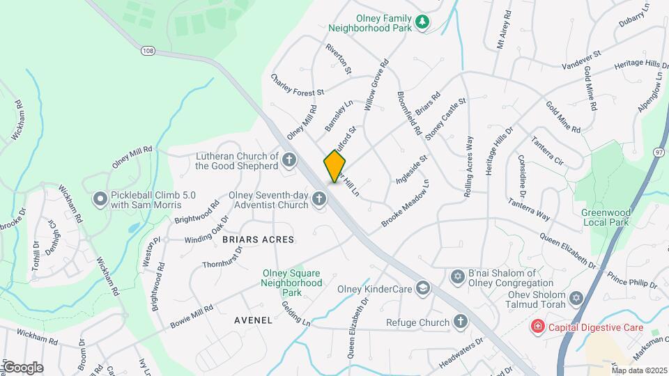 4037 Olney Laytonsville Rd Map and Location Details