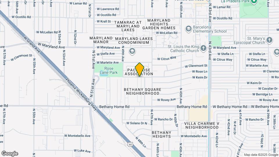 6251 N 48th Ave Map and Location Details