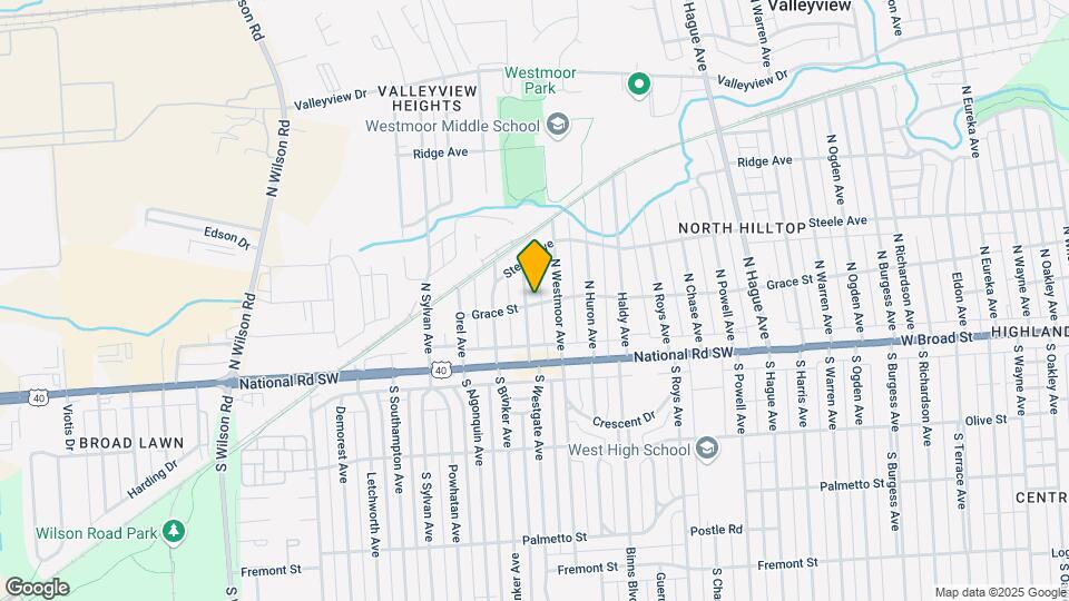 84 N Westgate Ave Mapa y Detalles de la Ubicación