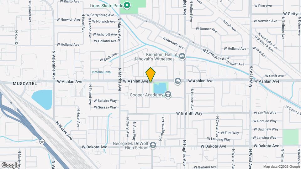 4184 N Briarwood Ave Mapa y Detalles de la Ubicación