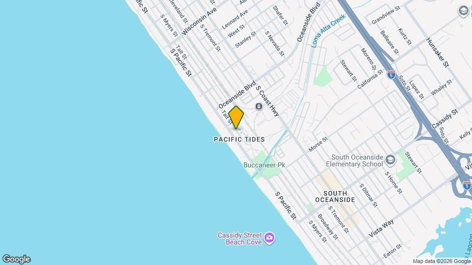 1318 S Pacific St Map and Location Details