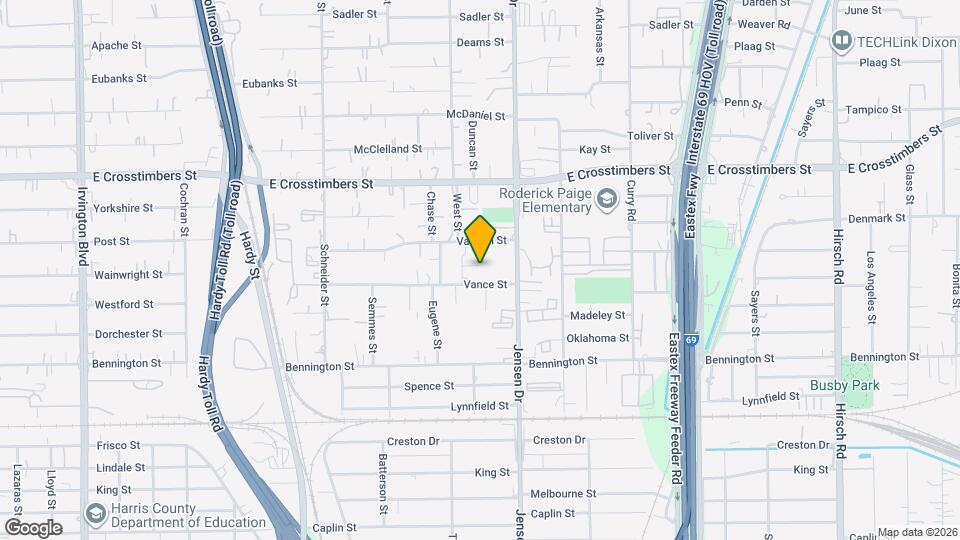 2614 Eva St Map and Location Details