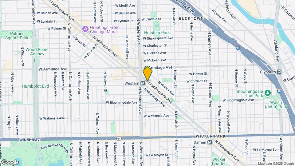 1900-1904 N Milwaukee Ave Mapa y Detalles de la Ubicación