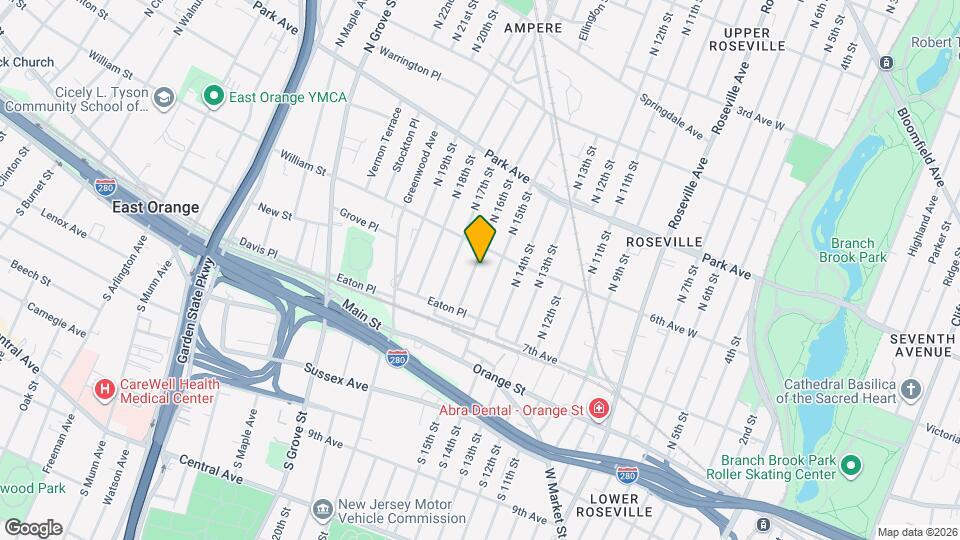 44 N 16th St Map and Location Details