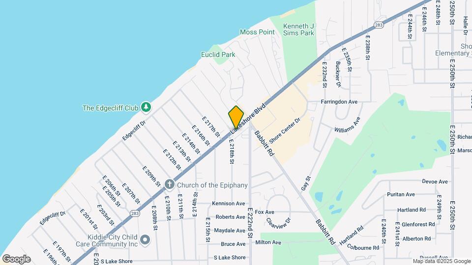 21932 Lakeshore Blvd Map and Location Details