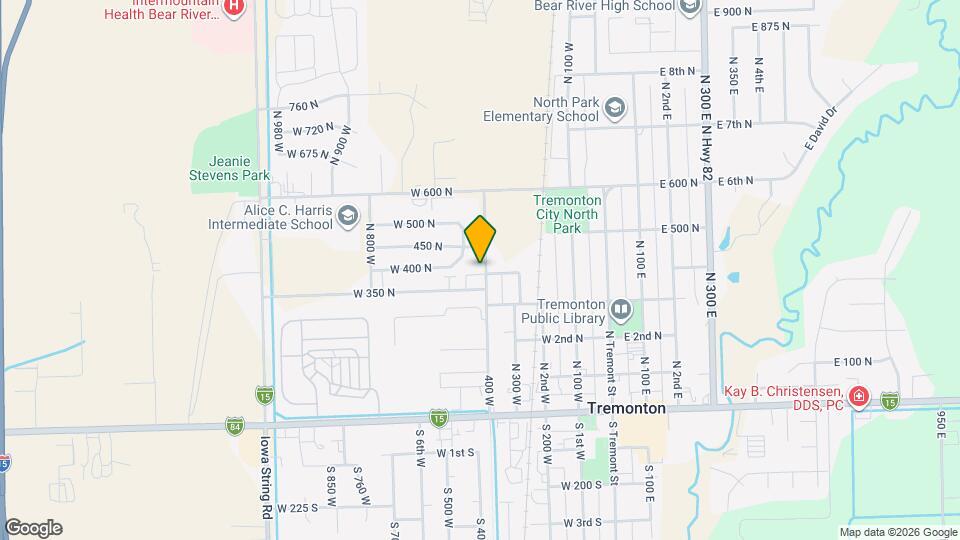 416 W 400 N Mapa y Detalles de la Ubicación