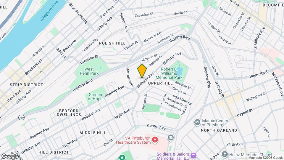 3339 Webster Ave Map and Location Details