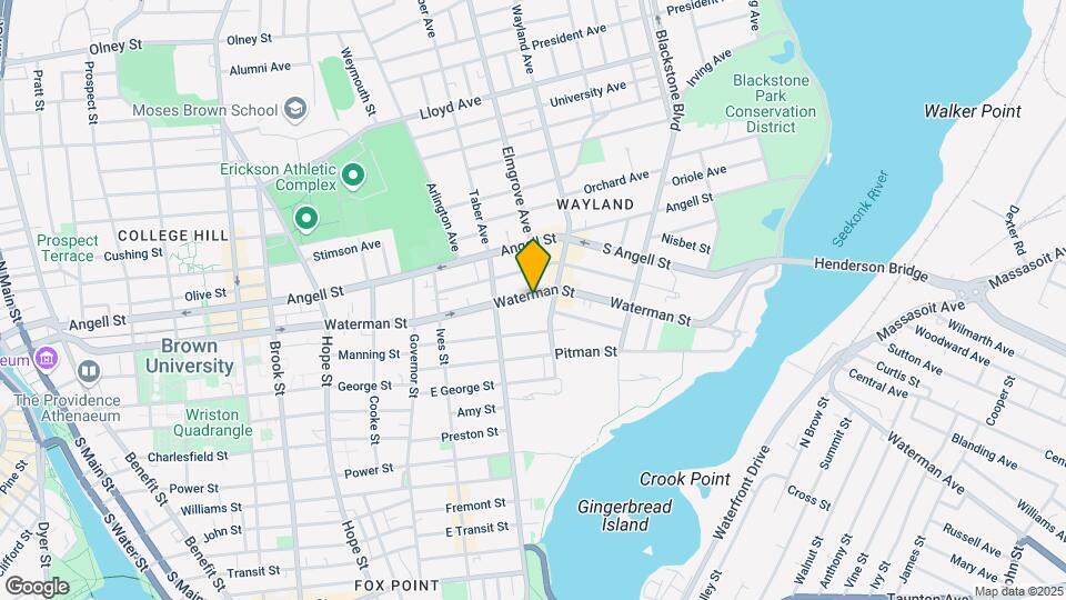 219 Waterman St Mapa y Detalles de la Ubicación